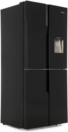 Hisense 431 Litre American Fridge Freezer - Black [Energy Class A+]